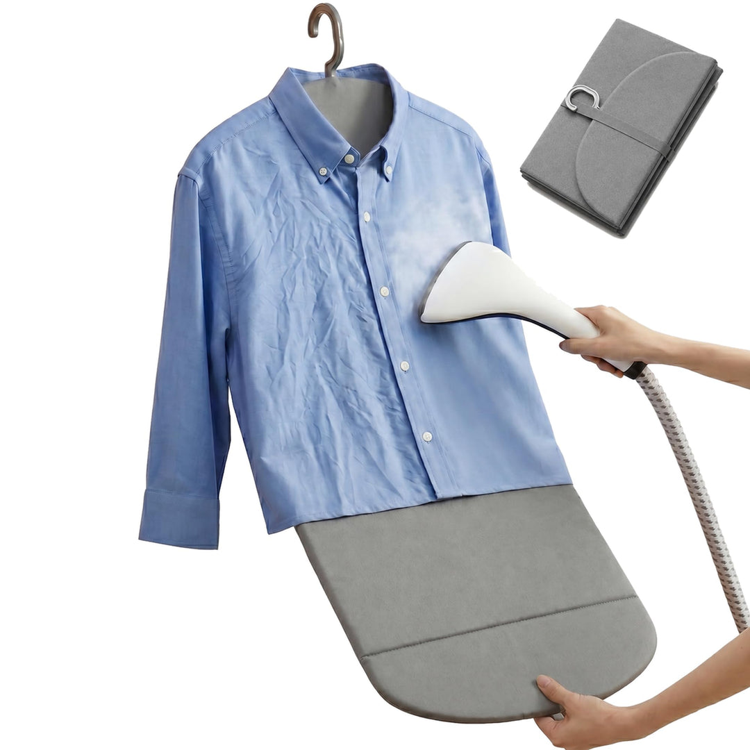 Faltbares Dampfbrett für Steamer und Dampfglätter, Hitzebeständiges Hänge-Bügelbrett für Kleidung, 3