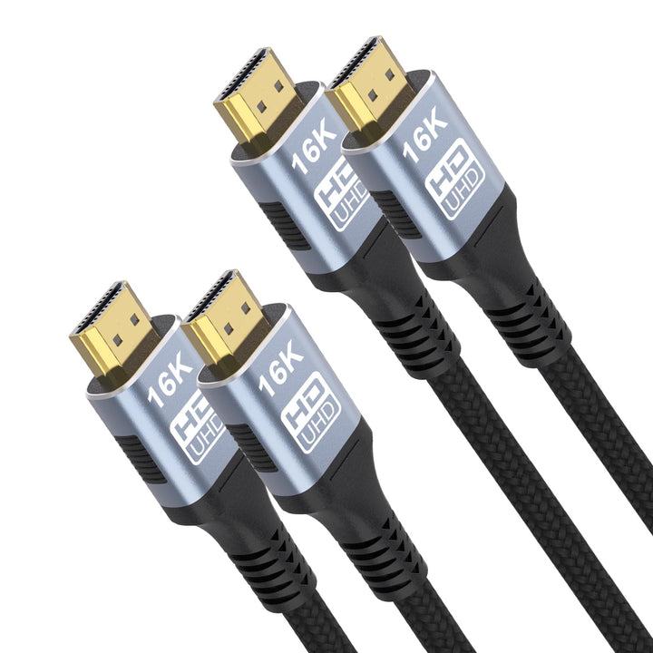CAKOBLE HDMI 2.2 Kabel 2m, [2 Stück 2m] 96Gbps Ultra-High-Speed, 16K,12K/10K, 8K, 4K@120Hz@240Hz@480