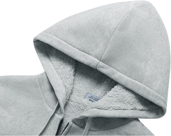 igeekwell Herren Hoodie, Herren Reissverschluss Kapuzenpullover Kapuze Casual Sweatshirt Classic Far