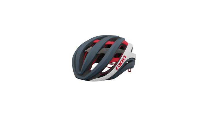 Giro Aether Spherical Rennrad Fahrrad Helm matt schwarz/weiss/rot 2022, S