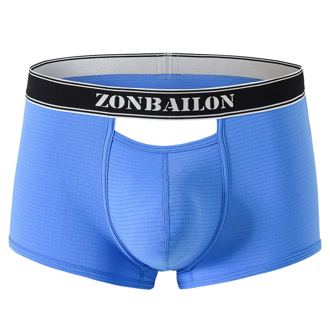 Herren Boxershorts mit Atmungsaktivem Stoff und Erhöhtem Front- und Rückenöffnung ohne Etikett M Bla