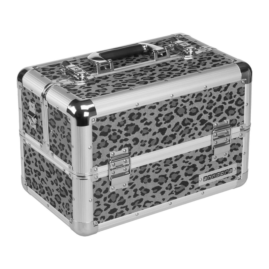 anndora Beauty Case Kosmetikkoffer - Stilvoller Schmuckkoffer, Schminkkoffer mit robustem Aluminiumr