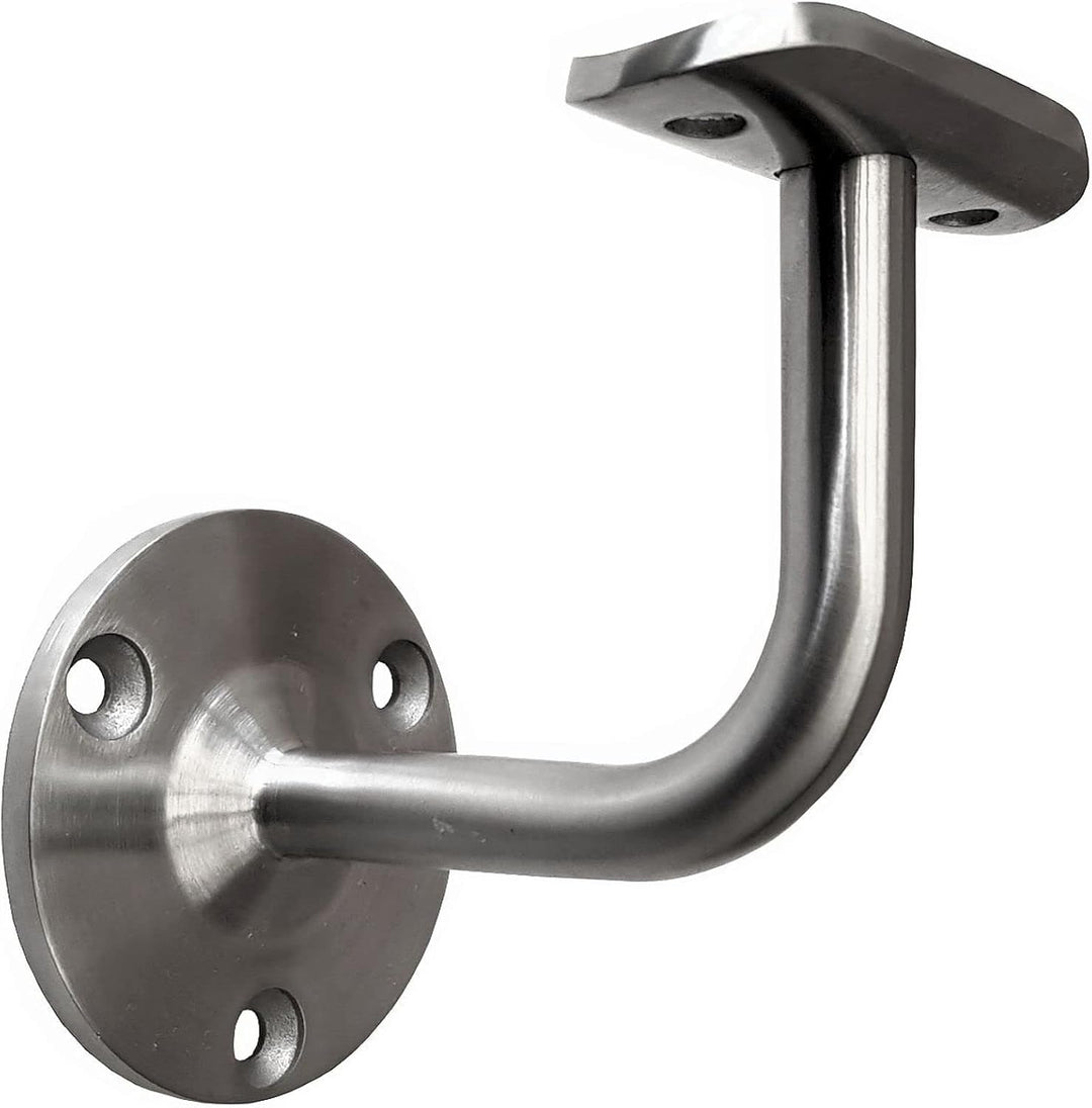 4 x Premium Handlaufträger aus Edelstahl AISI304 für 33,7mm für Handlaufrohr/Holzhandlauf Handlaufha