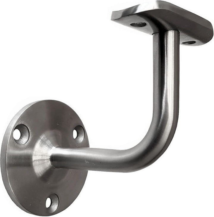 4 x Premium Handlaufträger aus Edelstahl AISI304 für 33,7mm für Handlaufrohr/Holzhandlauf Handlaufha