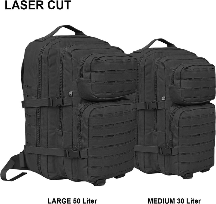 Brandit US Cooper Medium Backpack, Grösse: OS Einheitsgrösse Schwarz, Einheitsgrösse Schwarz