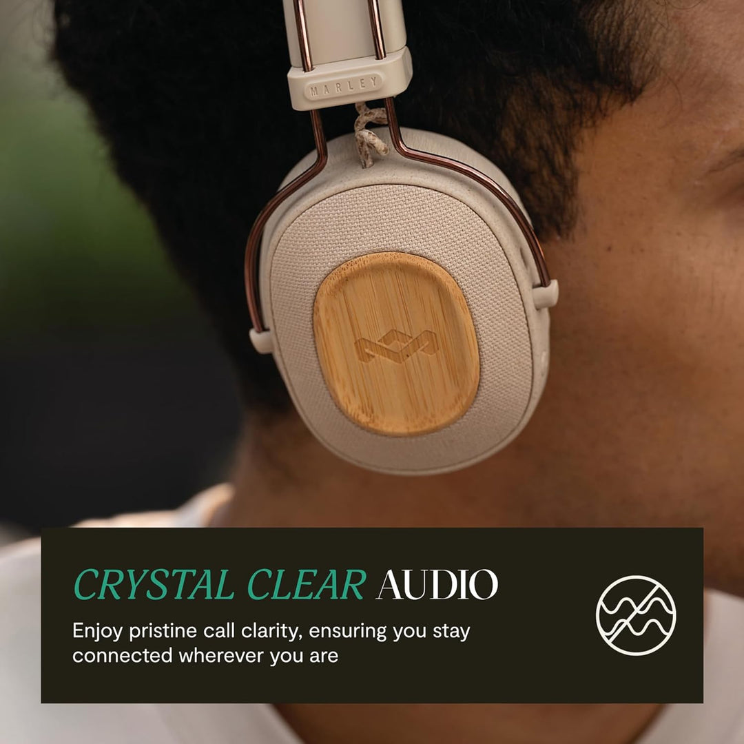 House of Marley Positive Vibration Riddim kabellose On-Ear Bluetooth Kopfhörer - 50 Std. Spielzeit,