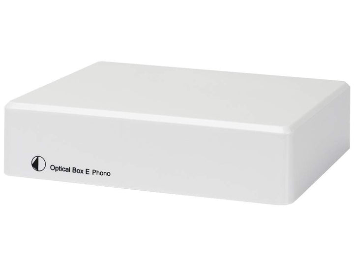 Pro-Ject Optical Box E Phono, Phono Vorverstärker mit A/D Konverter & Line In/Out (Weiss), Weiss