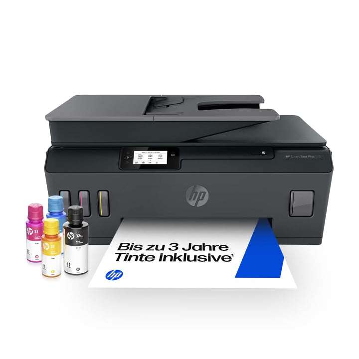 HP Smart Tank Plus 570 Multifunktionsdrucker (Drucker, Scanner, Kopierer, WLAN, AirPrint, 3-in-1, in