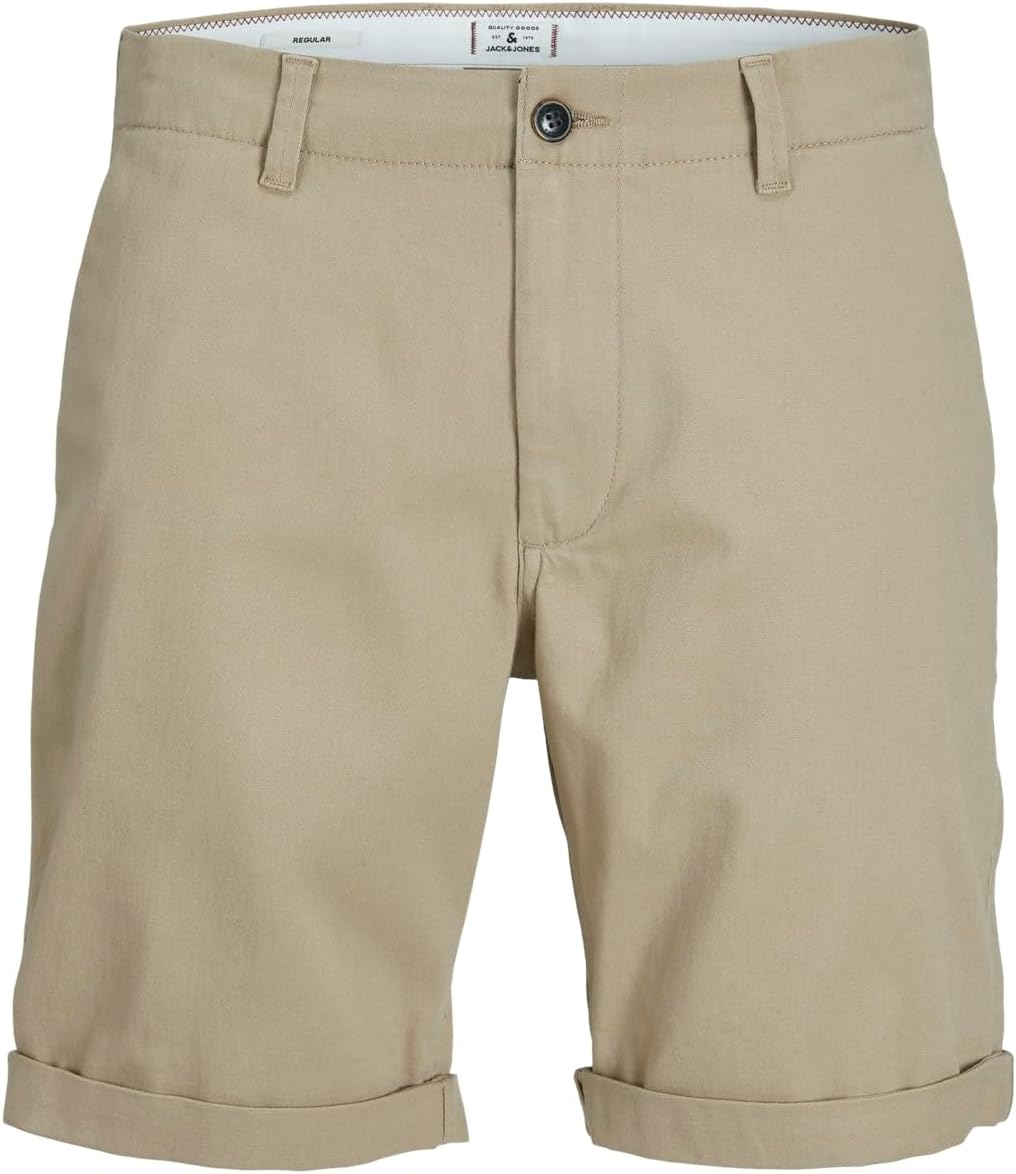 JACK &amp; JONES Herren Shorts S 2er Pack (1x Asphalt, 1x Crockery), S 2er Pack (1x Asphalt, 1x Crockery