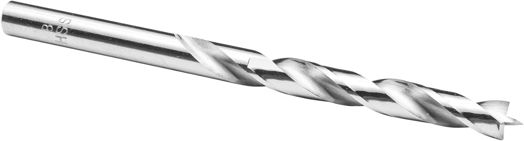 ENT 50080 Holzbohrer Ø 8,0 mm im 3er-Pack, HSS-G mit Zentrierspitze und Vorschneider, Nutzlänge 73 m
