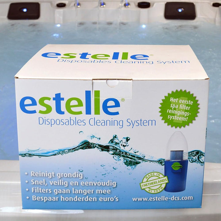 Estelle Filter Reinigungssystem für Whirlpoolfilter und Filterkartuschen bei Outdoor Whirlpool, Jacu