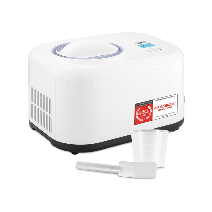 TZS First Austria Eismaschine & Joghurtbereiter | Ice Cream Maker selbstkühlend mit Kompressor und e