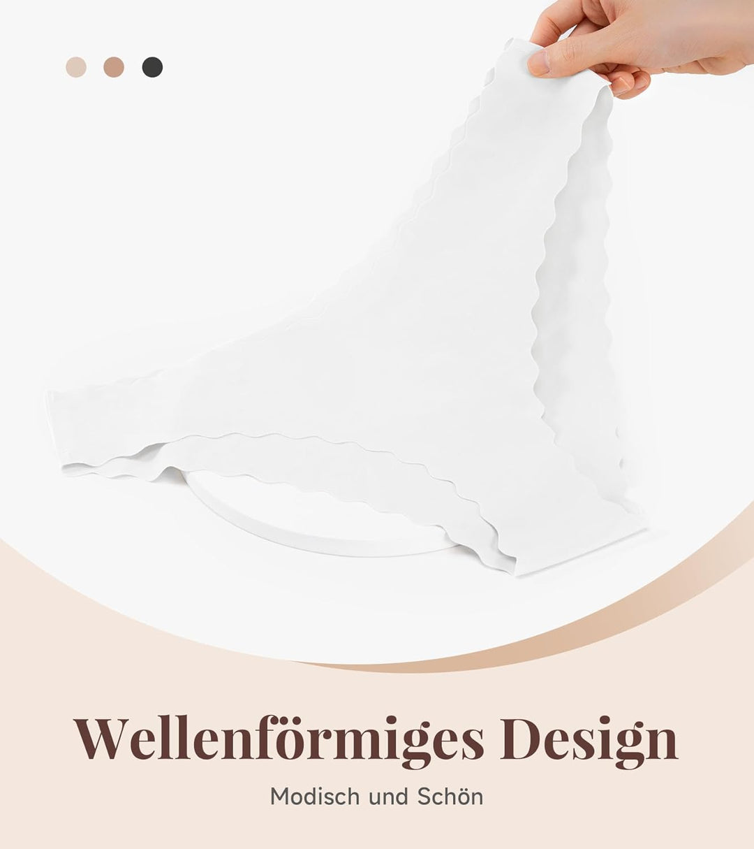TANSTC 6er Pack Unterhosen Damen Nahtlose Unterwäsche Frauen Seamless Slips Damen Stretch Damenunter