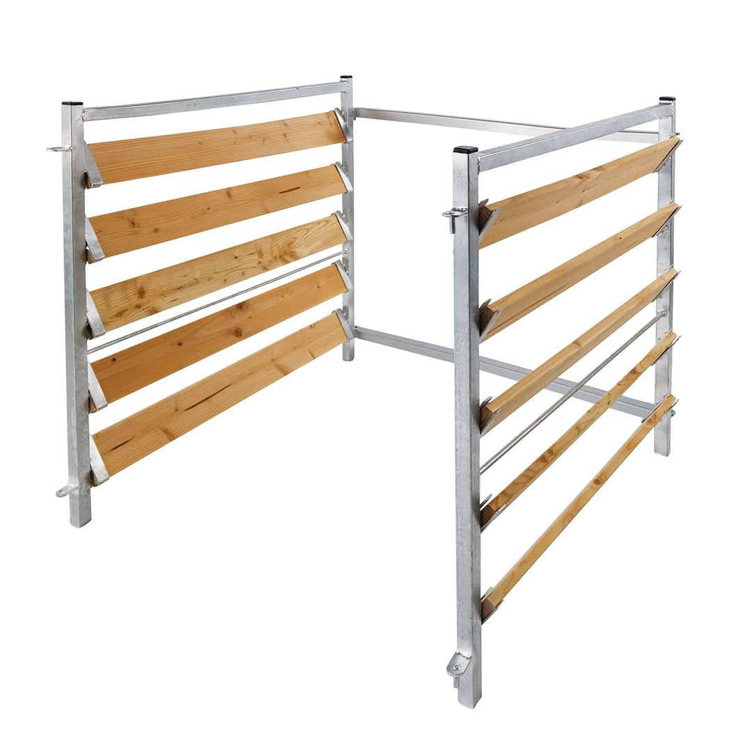 bellissa – Erweiterungsset Komposter für Garten 102x5.4x100 cm – Seitenteile & Verbindungsstreben in