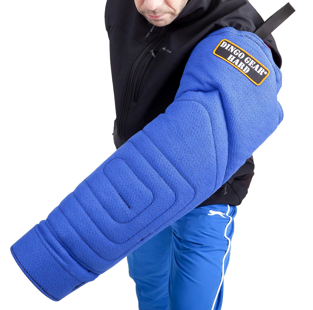 Dingo Gear Schutzarm Extern Hard aus Nylcot Blau Bissmanschette Hundeausbildung Hundetraining Bisstr