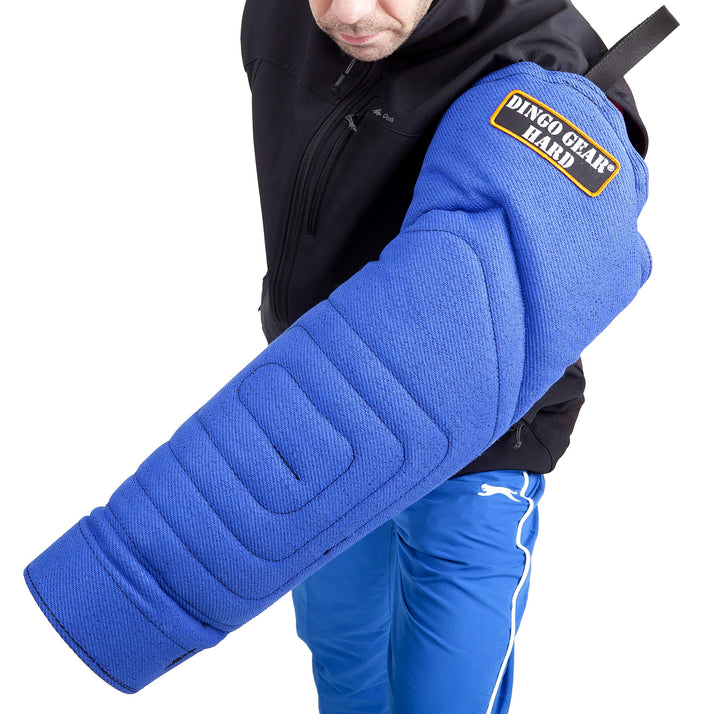 Dingo Gear Schutzarm Extern Hard aus Nylcot Blau Bissmanschette Hundeausbildung Hundetraining Bisstr