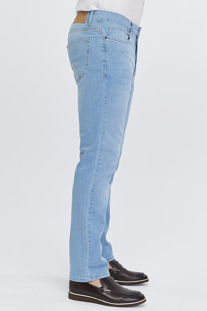 CEDY DENIM - Herren Jeans Regular Fit, Stretch Jeanshose, Herren High Waist, Straight Cut, Basic Was