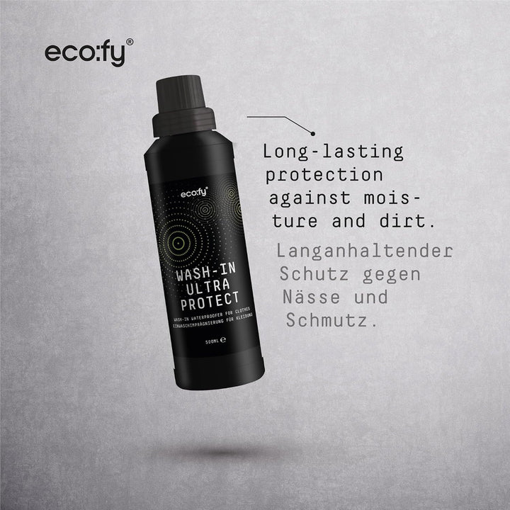 eco:fy Wash-In Ultra Protect Einwaschimprägnierung Imprägniermittel Textil Imprägnierung für Outdoor