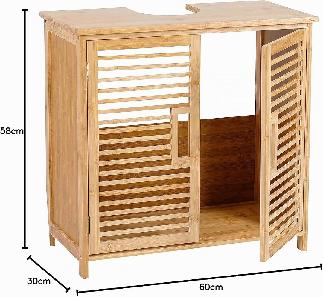 axentia Waschbeckenunterschrank, ca. 60 x 58 x 30 cm