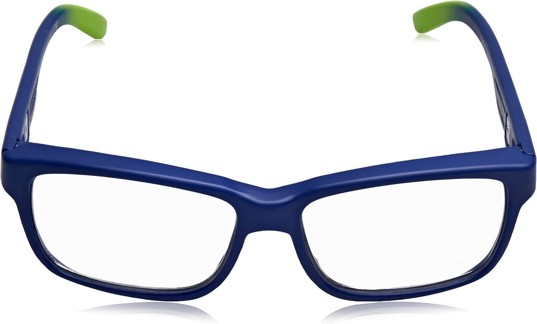 Pegaso Work and Fun Brille gegen impactó Objektiv mit Pre Sehstärke, mehrfarbig (Blau/Grün), +1.0, L
