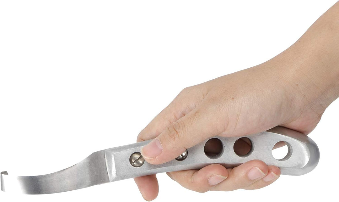 Fudax Hochfestes Hufmesser, Hufpflege, einfach zu bedienen für das Pferd(einschneidige rechte Hand),
