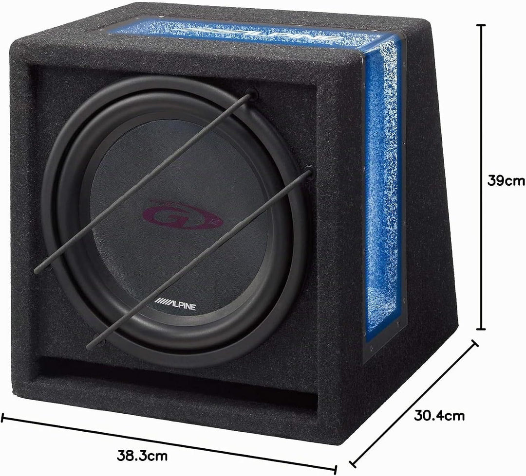 Alpine SBG-1244BR car subwoofer Pre-Loaded subwoofer 250 W