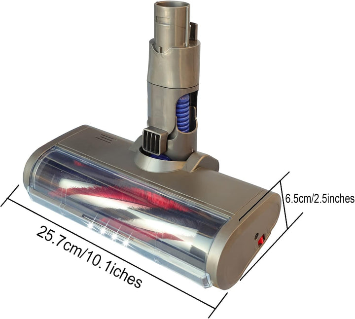 LRFDRESS Weiche Rollenbürste kompatibel mit Dyson V6 Animal/V6 Fluffy/DC58/DC59/DC61/DC62/DC74, Wass