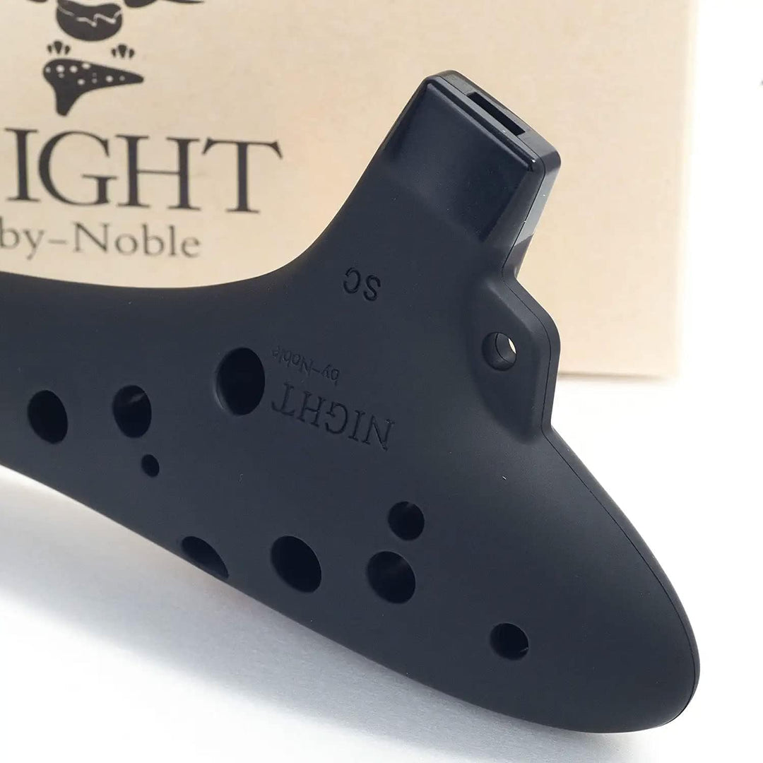 Night By Noble Kunststoff Okarina SC Schwarz (Sopran C Style), SC Schwarz