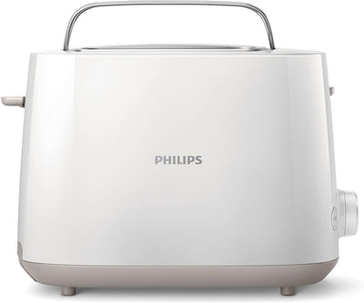 Philips HD9318/00 Wasserkocher Serie 3000, 1,7l, Federdeckel, LED-Anzeige, weiss & HD2581/00 Toaster