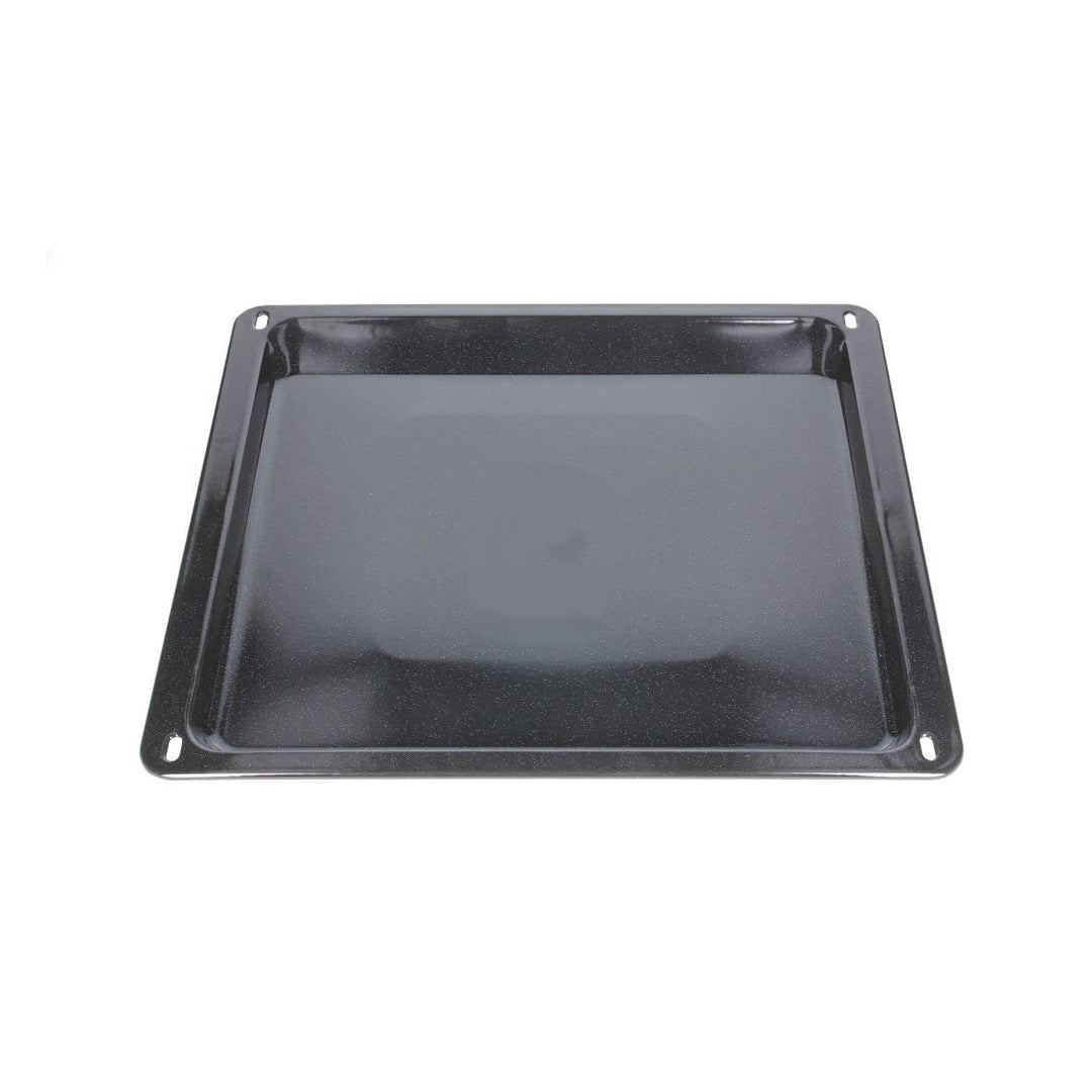 Backblech kompatibel mit Zanussi 3531939233 emailliertes Bleck für Backofen Dampfgarer 422x370x23 mm