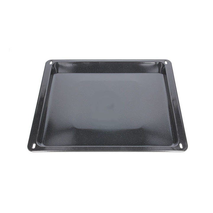 Backblech kompatibel mit Zanussi 3531939233 emailliertes Bleck für Backofen Dampfgarer 422x370x23 mm