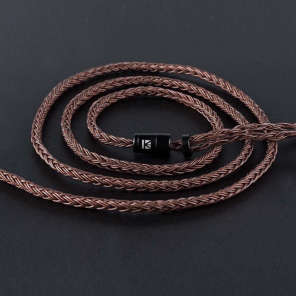 KBEAR 16 Core Silber Überzogene Draht Kopfhörer Upgrade Kabel Kopfhörer Ersatz Ohrhörer Austauschkab