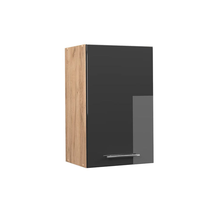 Vicco Hängeschrank Fame-Line, Anthrazit Hochglanz/Goldkraft Eiche, 45 cm Hängeschrank 45 cm Anthrazi