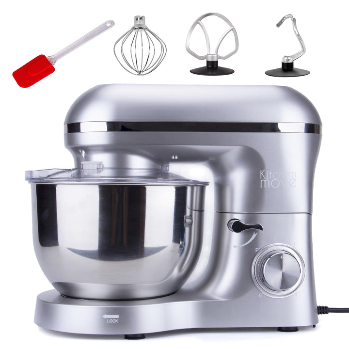 Multifunktionale Küchenmaschine 1500W Grau, Grau