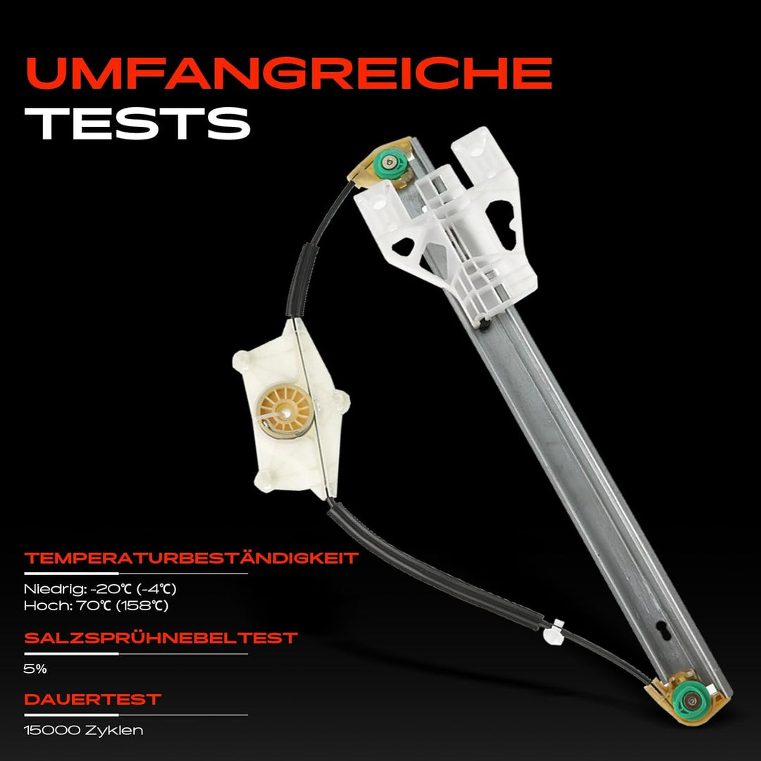 Frankberg Fensterheber Elektrisch Ohne Motor Hinten Links Kompatibel mit Q5 8RB Alle Motoren SUV 200