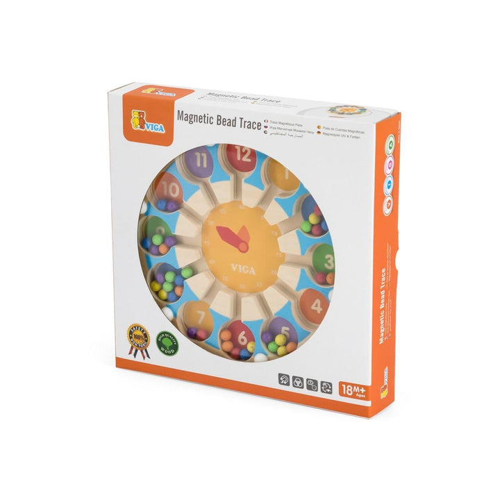 Viga Toys - Magnetspiel - Uhr & Farben