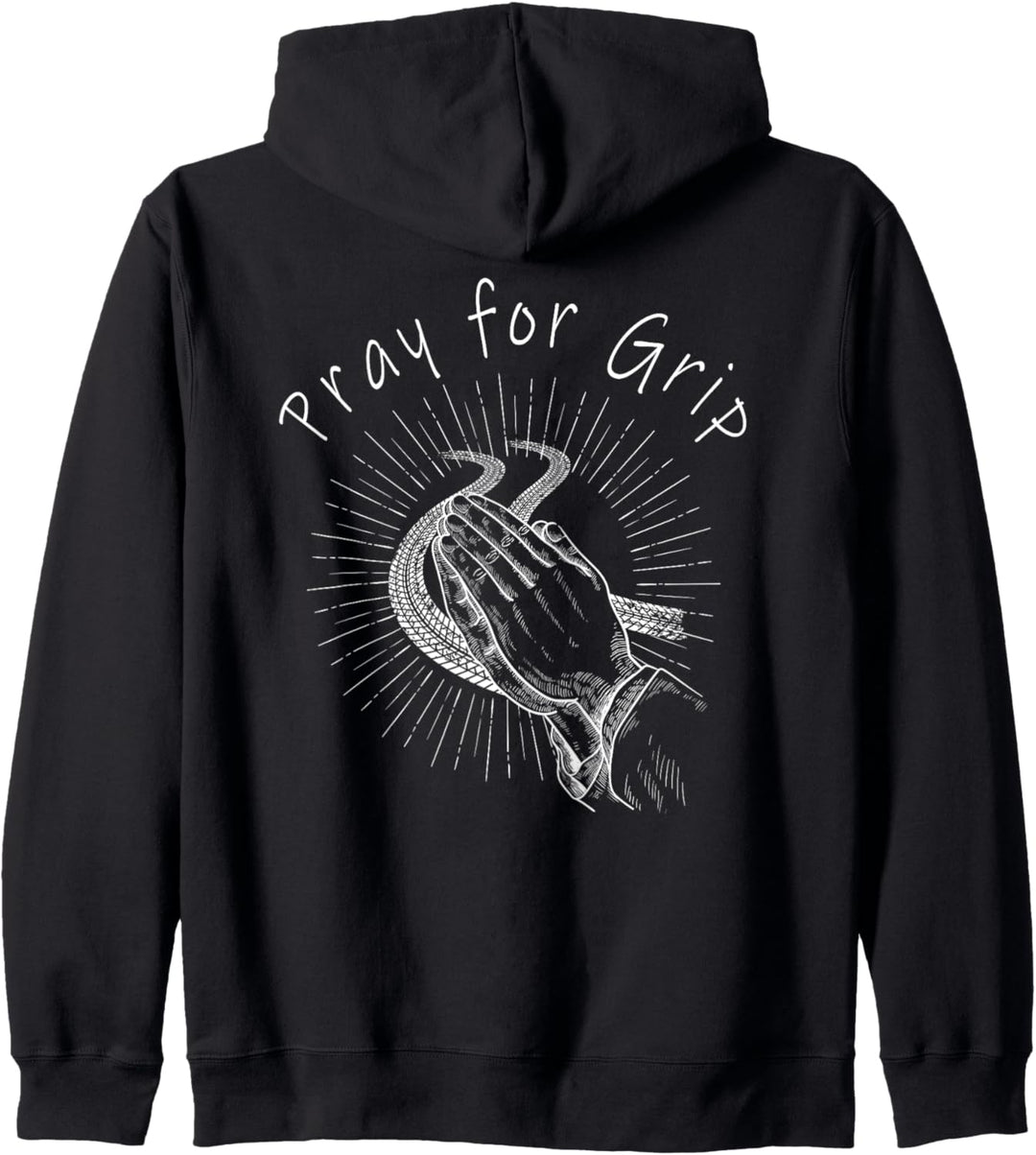 BACKPRINT Pray for Grip Boost Driften Motorsport JDM Tuning Kapuzenjacke