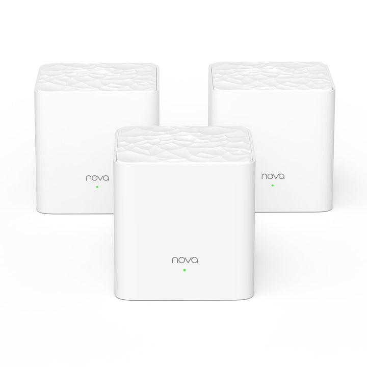 Tenda Nova MW3 Mesh WLAN System - AC1200 Dual Band Mesh Set - empfohlen für Häuser mit 2-3 Schlafzim