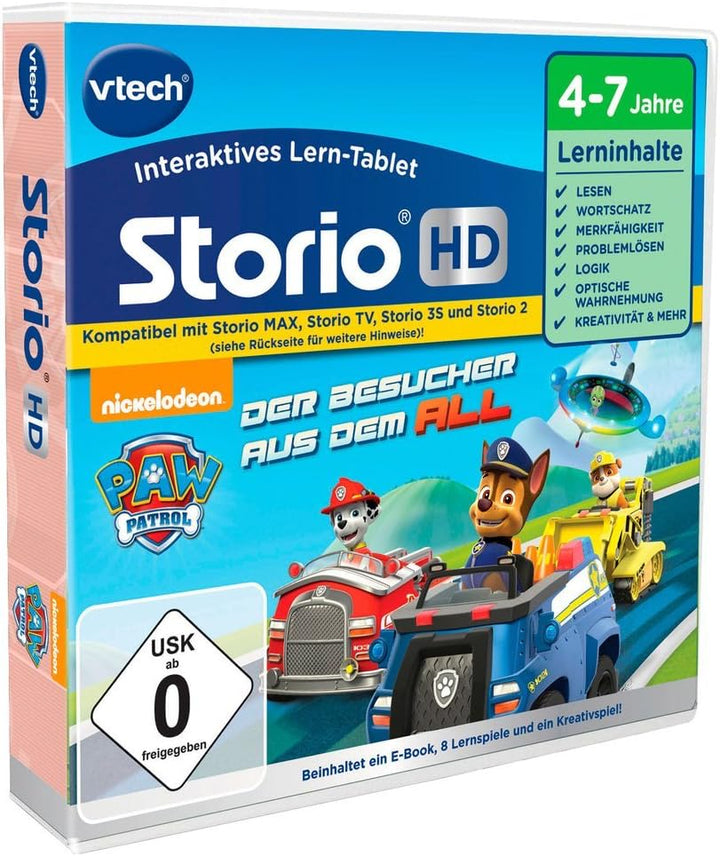 Vtech 80-194604 Storio MAX XL 2.0 Kindertablet, Mehrfarbig & 80-274104 - Lernspiel für Tablet - Paw