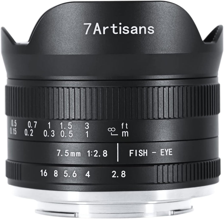 7artisans 7,5 mm f2.8 Mark II APS-C Fischaugen-Weitwinkelobjektiv Micro 4/3 MFT spiegellose Kamera G
