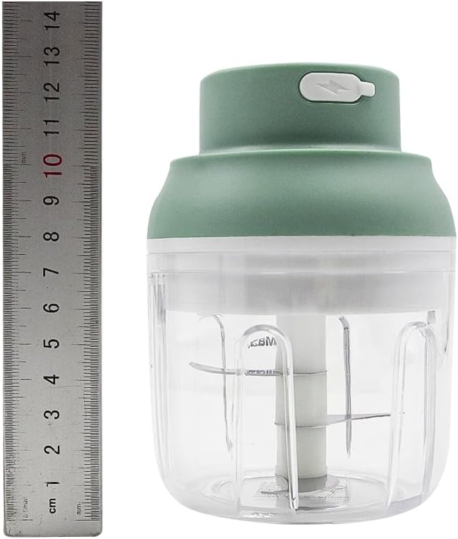 USB Aufladbarer Elektrischer Zerkleinerer, Mini-Gemüsezerkleinerer, 250 Ml Fassungsvermögen, Mini-Kü