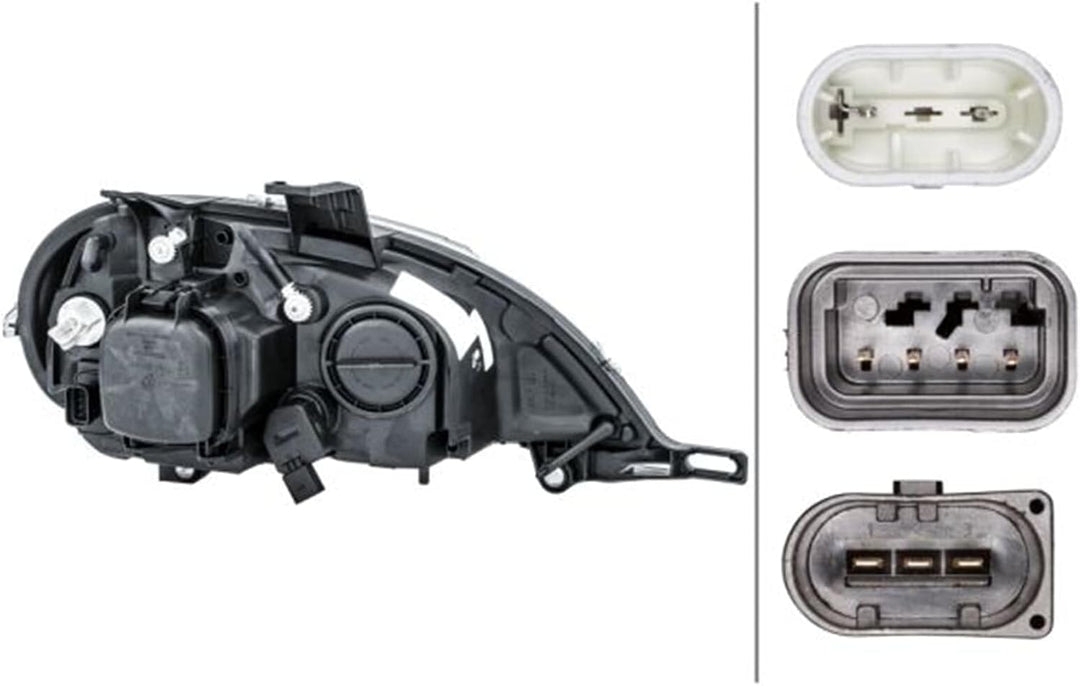 HELLA 1EL 223 151-171 Halogen-Hauptscheinwerfer - links - für u.a. Mercedes-Benz M-Class (W163)
