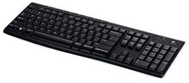 Logitech K270 Kabellose Tastatur für Windows, Französisches AZERTY-Layout - Schwarz