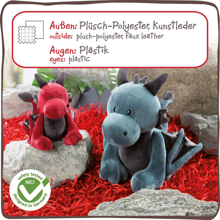 NICI 46716 Kuscheltier Drache Eldor 45cm stehend – Plüschtier für Mädchen, Jungen & Babys – Flauschi
