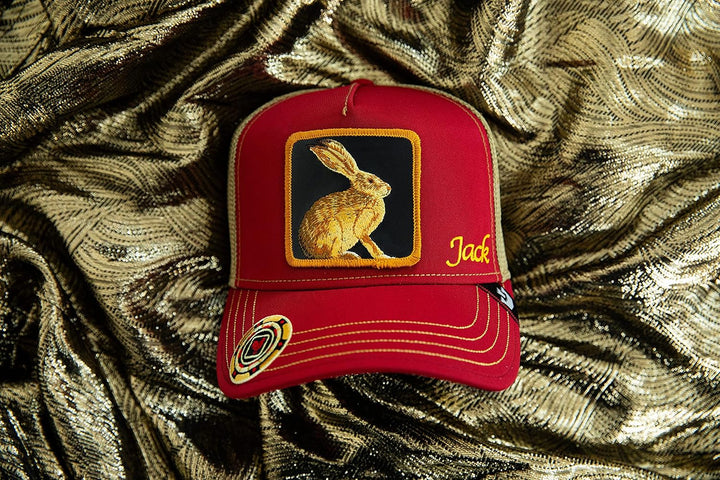 Goorin Bros. Trucker Cap Jacked Casino Serie Red Rot Beige, Jacked
