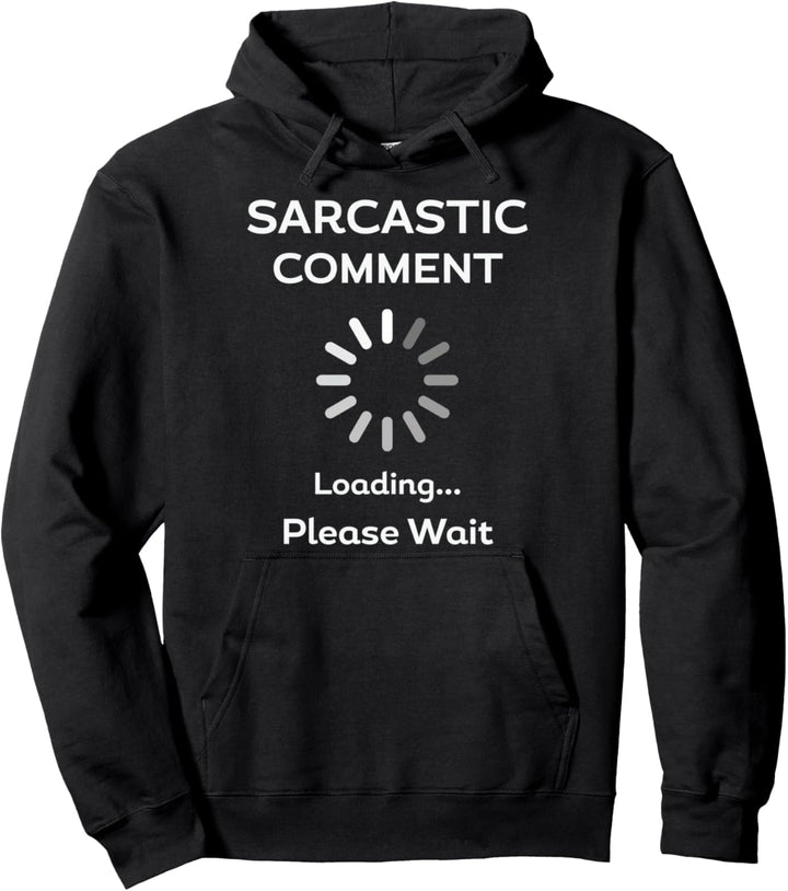 Humorvoller sarkastischer Kommentar Laden Bitte warten Papa Design Pullover Hoodie