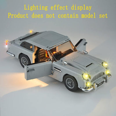 GEAMENT LED-Licht-Set für Creator Expert James Bond Aston Martin DB5 - Kompatibel mit Lego 10262 Bau