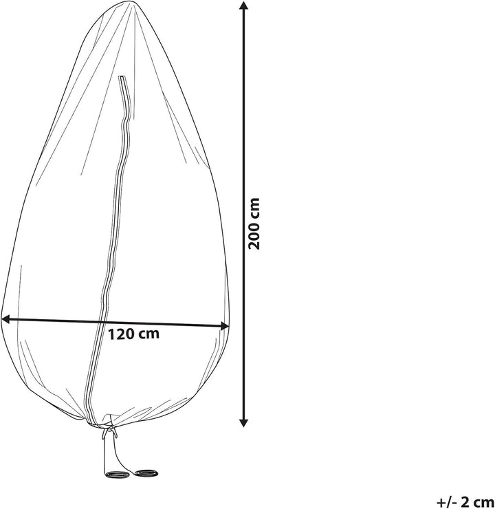 Regenschutz für Hängesessel 200 x 120 cm grau Polyester CHUVA