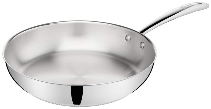 Lagostina Accademia Lagofusion Pfanne aus Edelstahl 18/10 mit Langem Griff, 20 cm Ø, Pfanne für Indu
