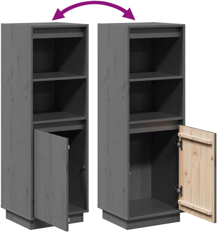 vidaXL Highboard Vitrine Sideboard Kommode Schrank Beistellschrank Bücherschrank Hochschrank Holzsch